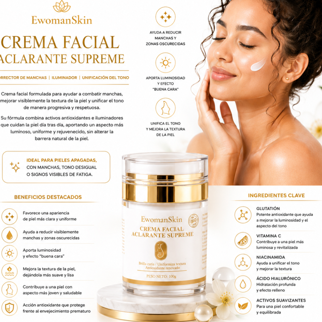 Crema Facial Unificadora del tono
