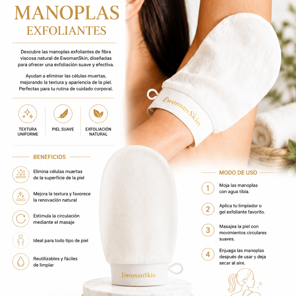 Exfoliating mitts