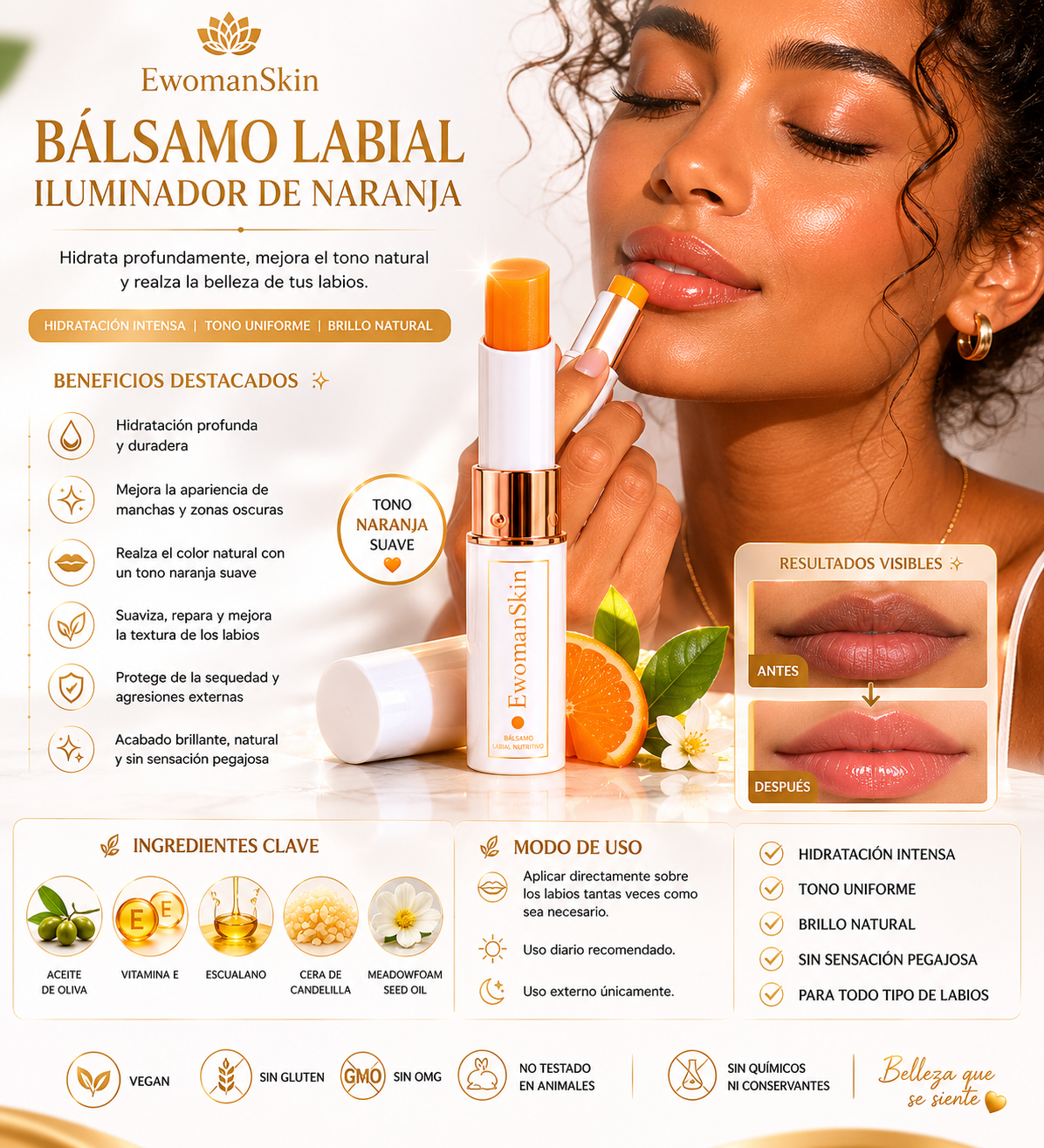 Whitening and Moisturizing Lip Balm – Pink and Smooth Lips