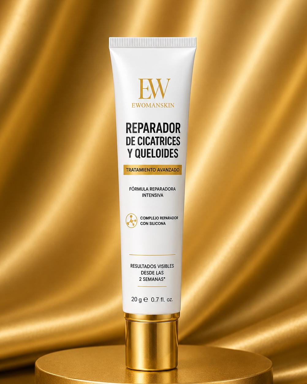 Crema Reparadora de Cicatrices y Queloides – Piel Más Lisa, Uniforme y Renovada